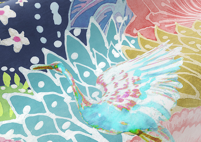 Kolkata Velvet, Rainbow - Made to Measure Curtain - Image 4